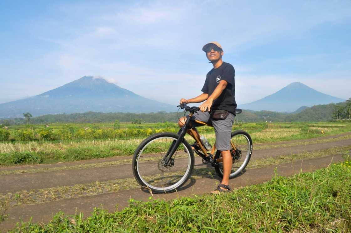 The bamboo bikes are built at designer Singgih Susilo Kartono's village workshop in Central Java The bamboo bikes are built at designer Singgih Susilo Kartono's village workshop in Central Java