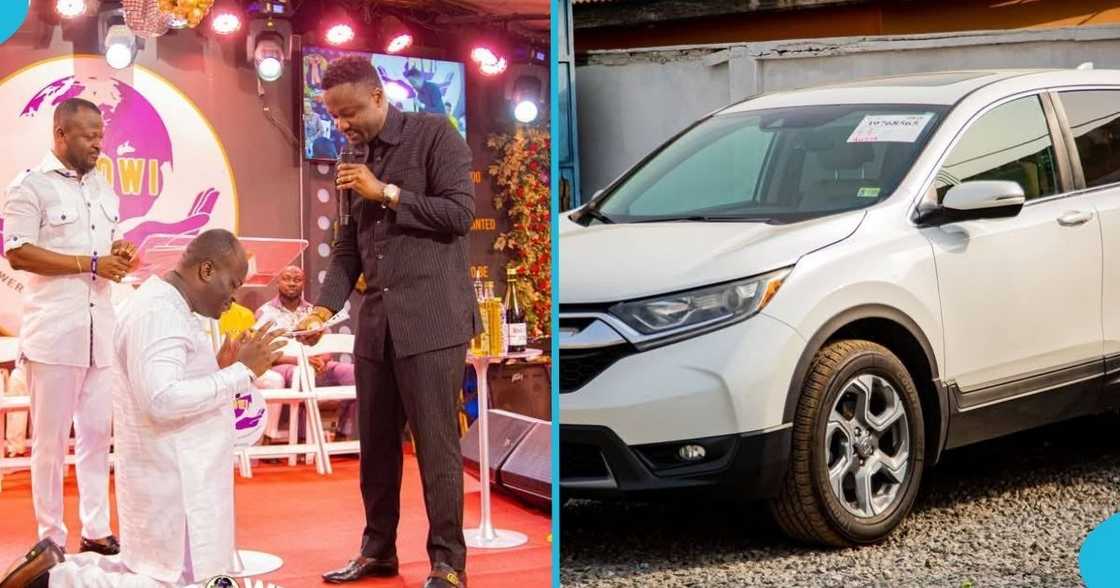 Prophet Daniel Amoateng, junior pastor, man of God, new car, popular prophet Prophet Daniel Amoateng, junior pastor, man of God, new car, popular prophet