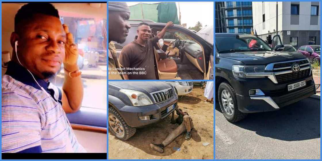 Meet Richard Opoku the mechanic who worked on the cars for the historic journey from Accra to London Meet Richard Opoku the mechanic who worked on the cars for the historic journey from Accra to London
