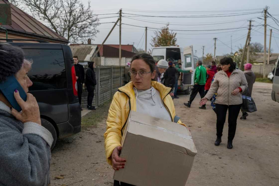 In parts of the south recently recaptured by Ukraine, volunteers said they were concerned by so many residents returning despite the dangers In parts of the south recently recaptured by Ukraine, volunteers said they were concerned by so many residents returning despite the dangers