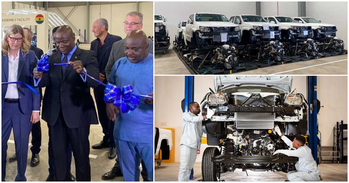 Photos of the launch of VW's $8 million assembly plant in Tema