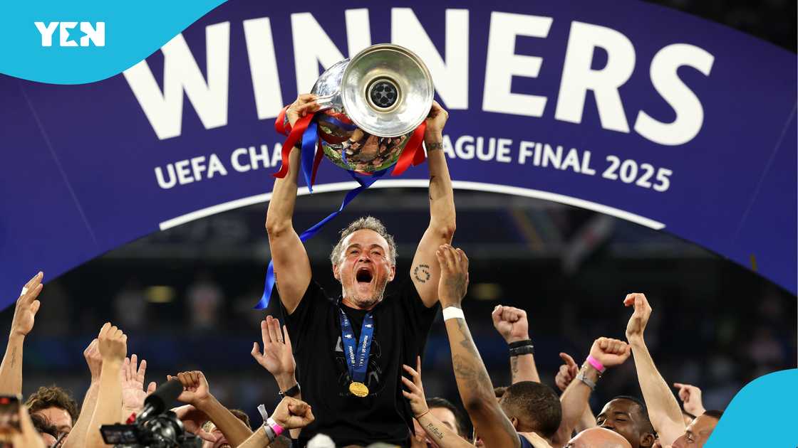 PSG coach, Luis Enrique, UEFA Champions League, Inter Milan.