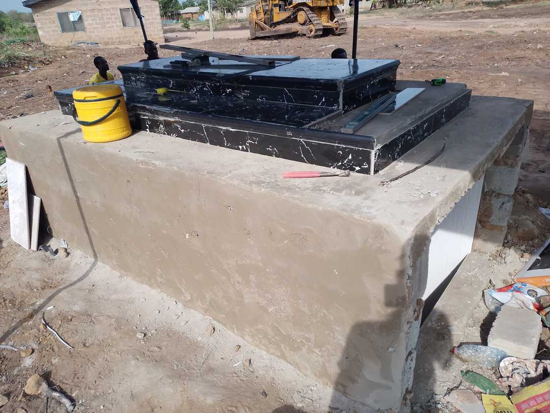 Atsu's tomb is ready to receive his mortal remains.