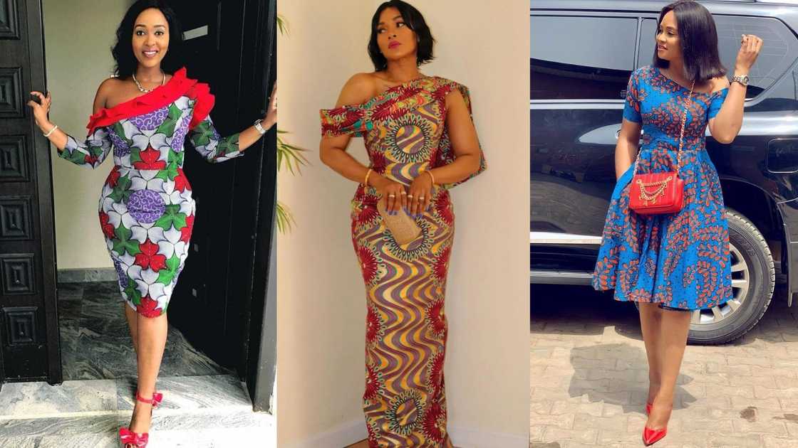 Ladies wearing Ankara church dresses Ladies wearing Ankara church dresses