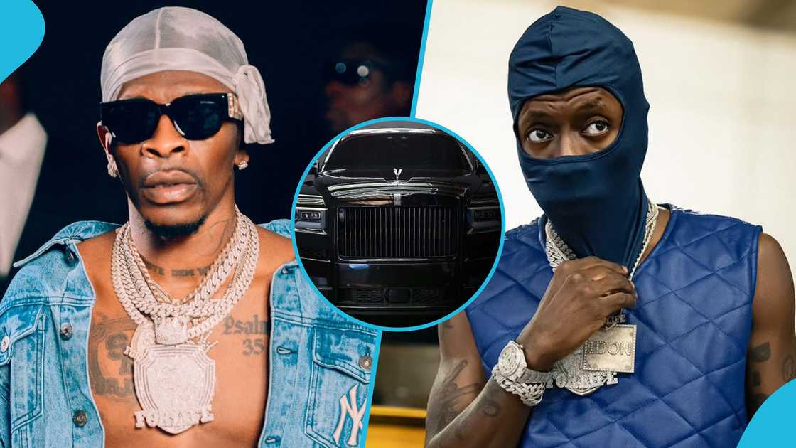 Shatta Wale, Shatta Wale's Rolls Royce, Shatta Wale's car, Dancehall musician, Shatta Wale buys new car, Rolls Royce Cullinan