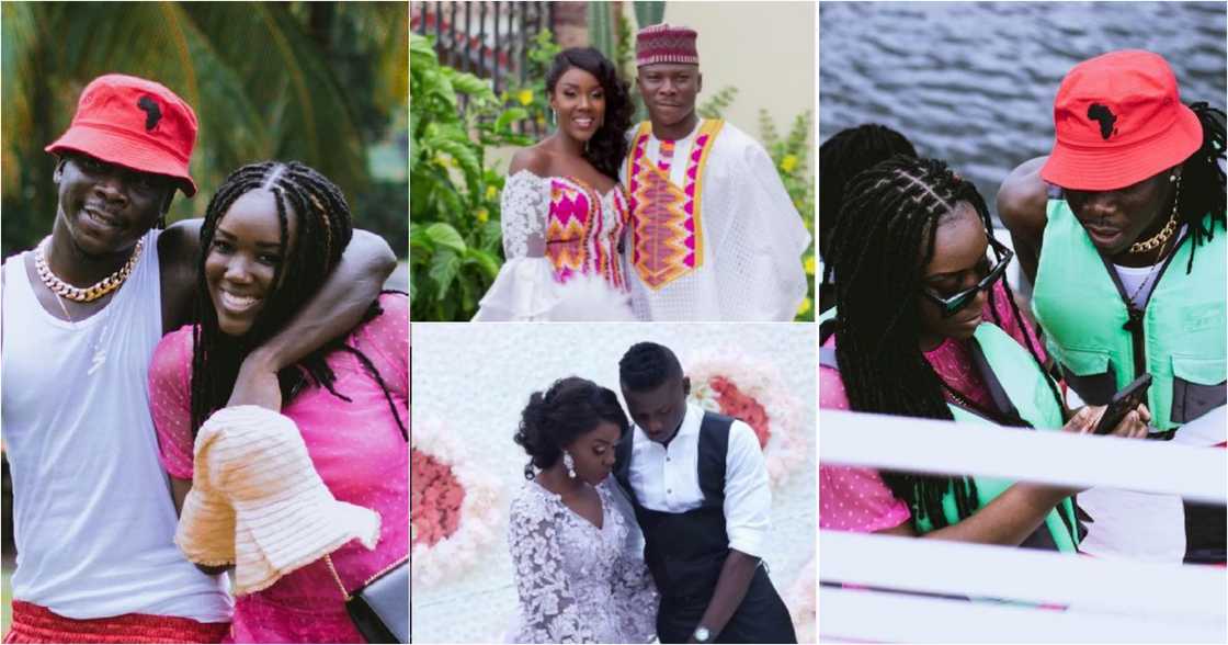 Stonebwoy: 12 Photos of Videos of Musician’s wife as Doctor, Fashionista, Mother Christmas, Others