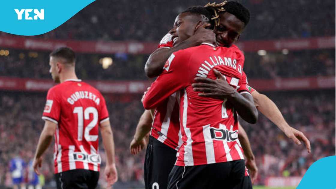 Inaki Williams provides assist as Athletic Bilbao beat Viktoria Plzen. Inaki Williams provides assist as Athletic Bilbao beat Viktoria Plzen.
