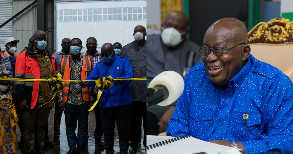 Photos from Akufo-Addo's tour of the Greater Accra Region