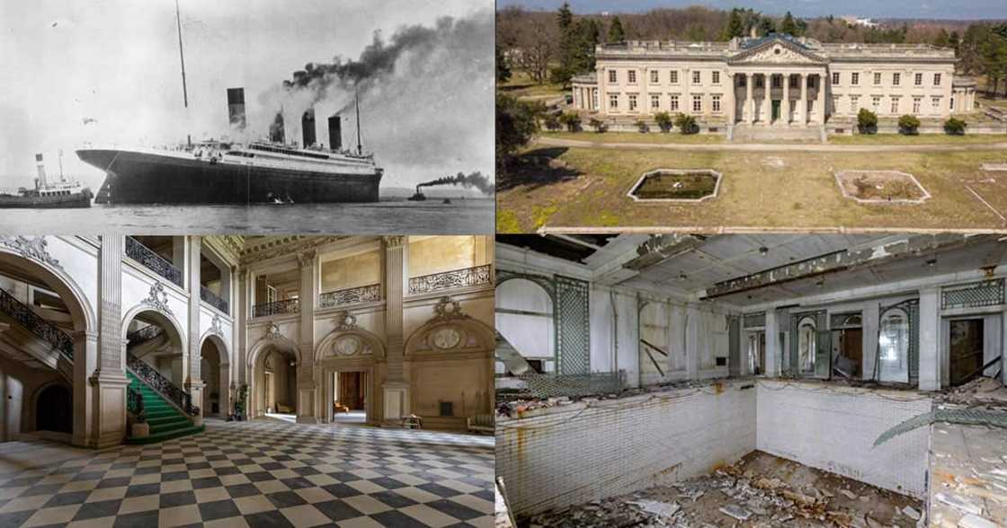 Peter Widener's abandoned mansion. Peter Widener's abandoned mansion.