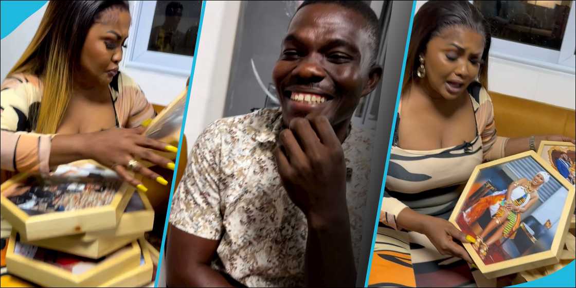 Nana Ama McBrown and a die-hard fan Nana Ama McBrown and a die-hard fan