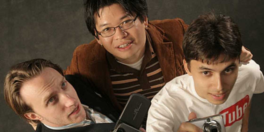 YouTube founders, Chad Hurley, Steve Chen and Jawed Karim. YouTube founders, Chad Hurley, Steve Chen and Jawed Karim.