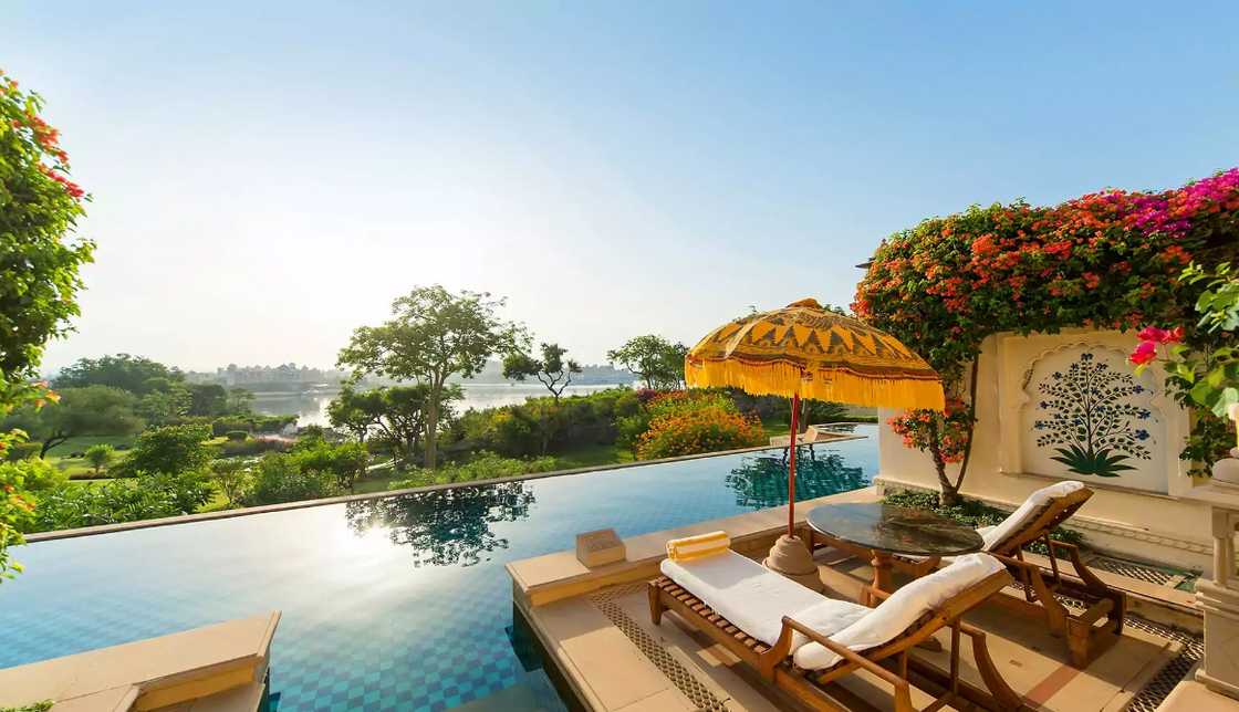 A shot taken at The Oberoi Udaivilas in India A shot taken at The Oberoi Udaivilas in India