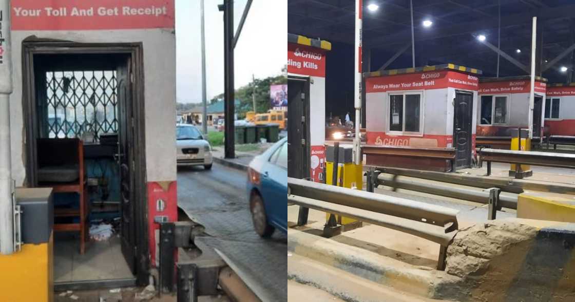 No traffic at Kasoa toll booth as government puts stop to toll collection No traffic at Kasoa toll booth as government puts stop to toll collection