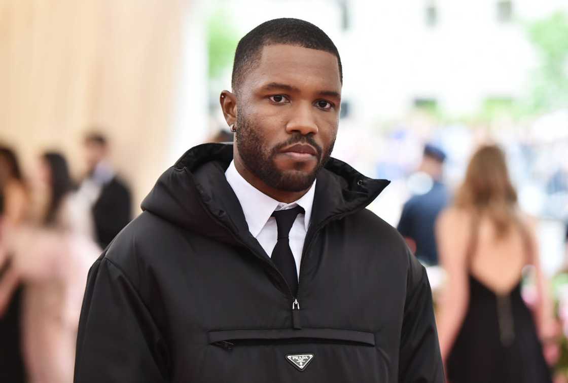 Frank Ocean in a black and white outfit Frank Ocean in a black and white outfit