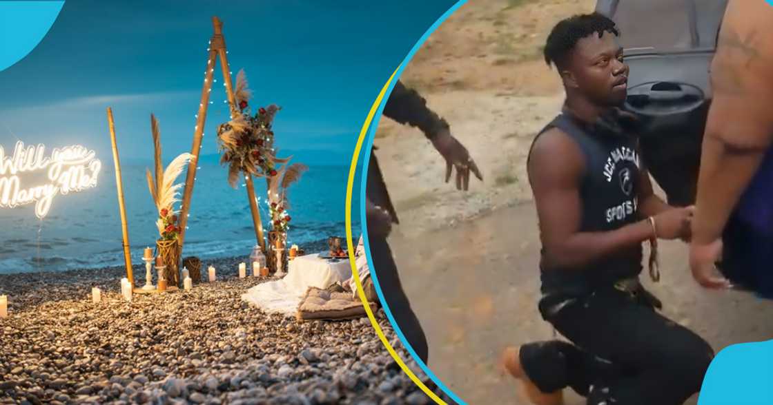 Ghanaian man, fake arrest, surprise proposal, marriage proposal, american lover