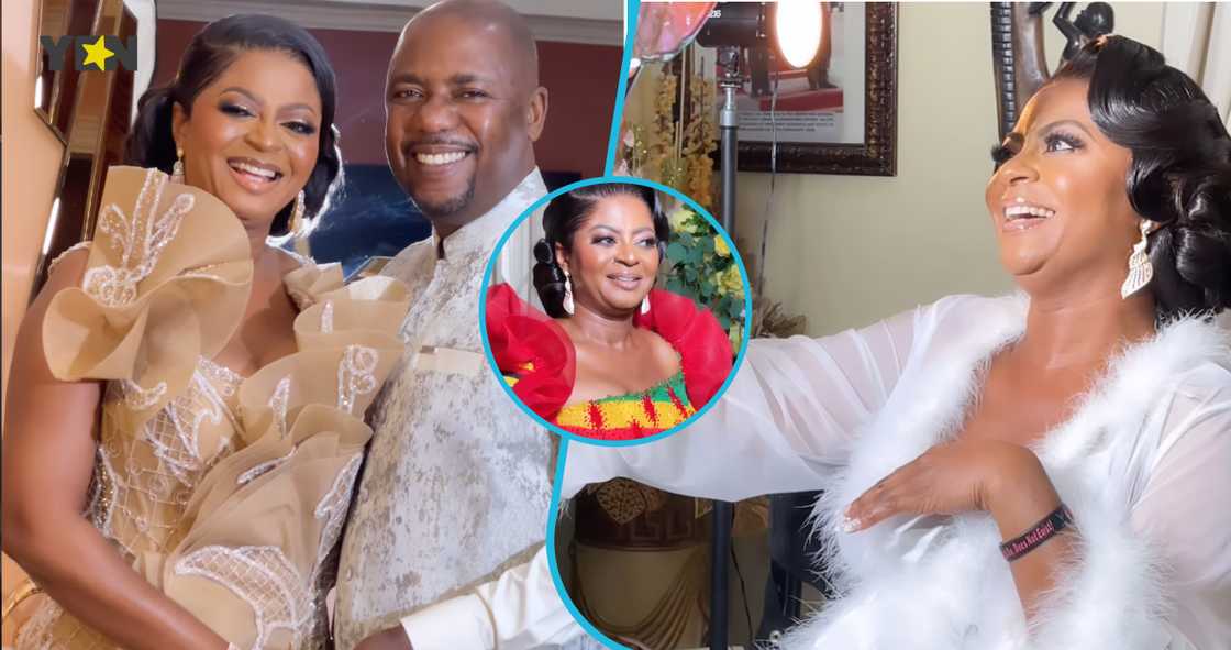 Ghanaian bride Eno and her husband Ghanaian bride Eno and her husband