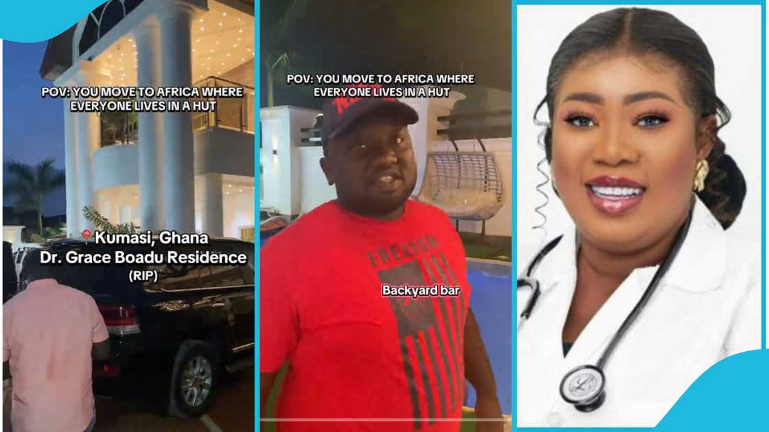 Dr Grace Boadu, social media, Ghanaians, mansions, online, reactions, online, video, mansions, hospital Dr Grace Boadu, social media, Ghanaians, mansions, online, reactions, online, video, mansions, hospital