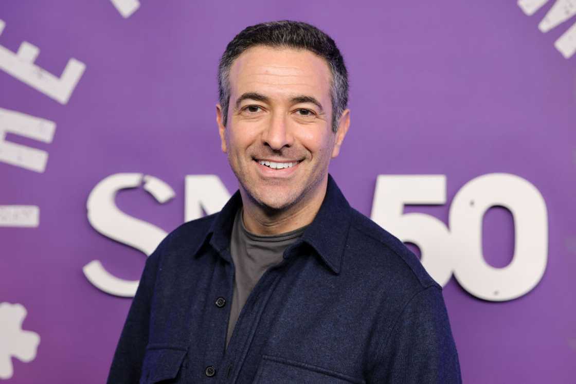 Ari Melber at the SNL50 red carpet