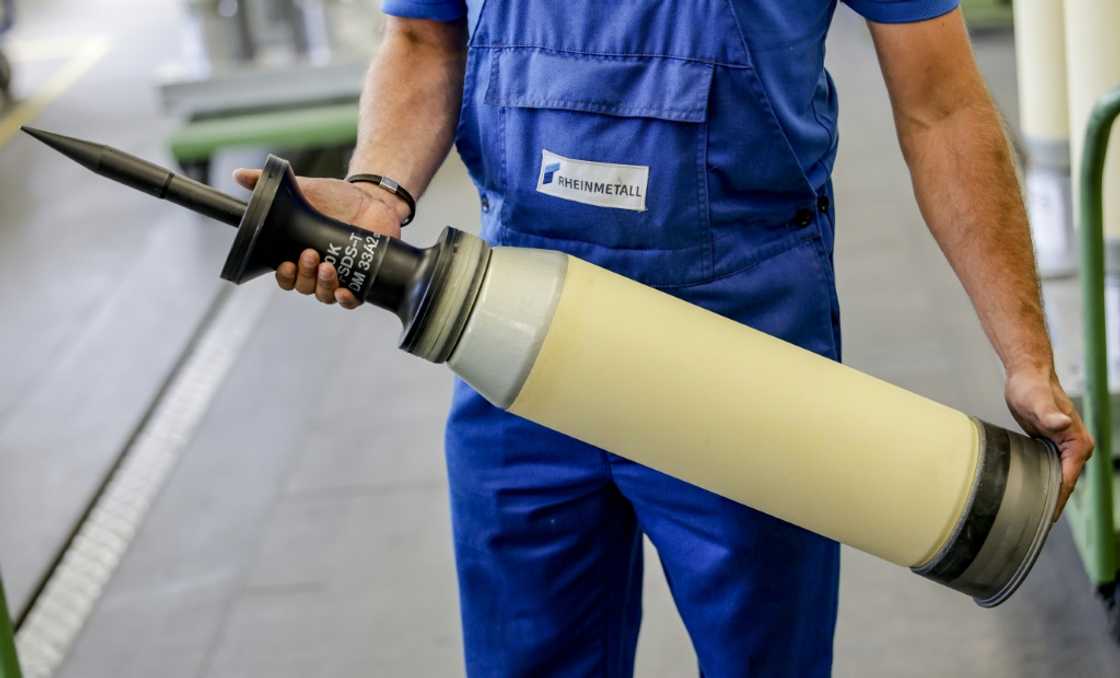 Germany's Rheinmetall has ramped up production of tank shells to send to Ukraine Germany's Rheinmetall has ramped up production of tank shells to send to Ukraine