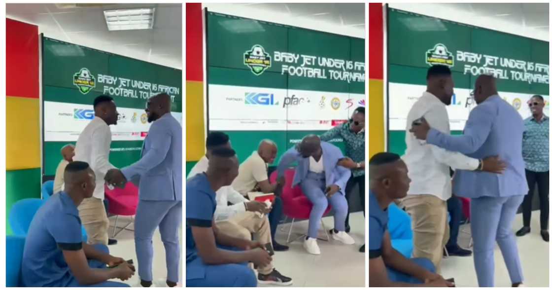 Asamoah Gyan and Black Stars players Asamoah Gyan and Black Stars players