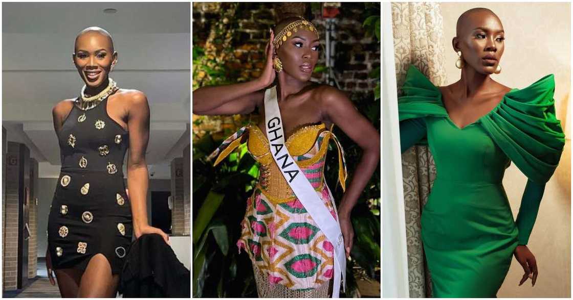 Miss Universe 2023: Ghanaian Beauty Queen Engracia Mofuman Models In Beautiful Kente Dresses At World Pageant Miss Universe 2023: Ghanaian Beauty Queen Engracia Mofuman Models In Beautiful Kente Dresses At World Pageant