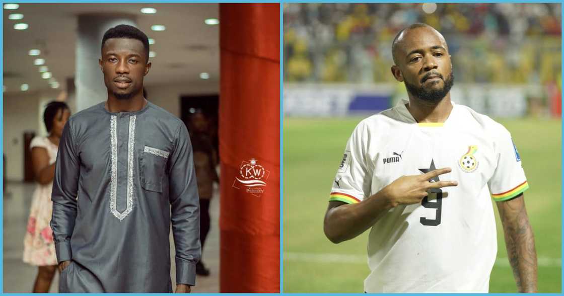 Photo of Kwaku Manu and Jordan Ayew Photo of Kwaku Manu and Jordan Ayew