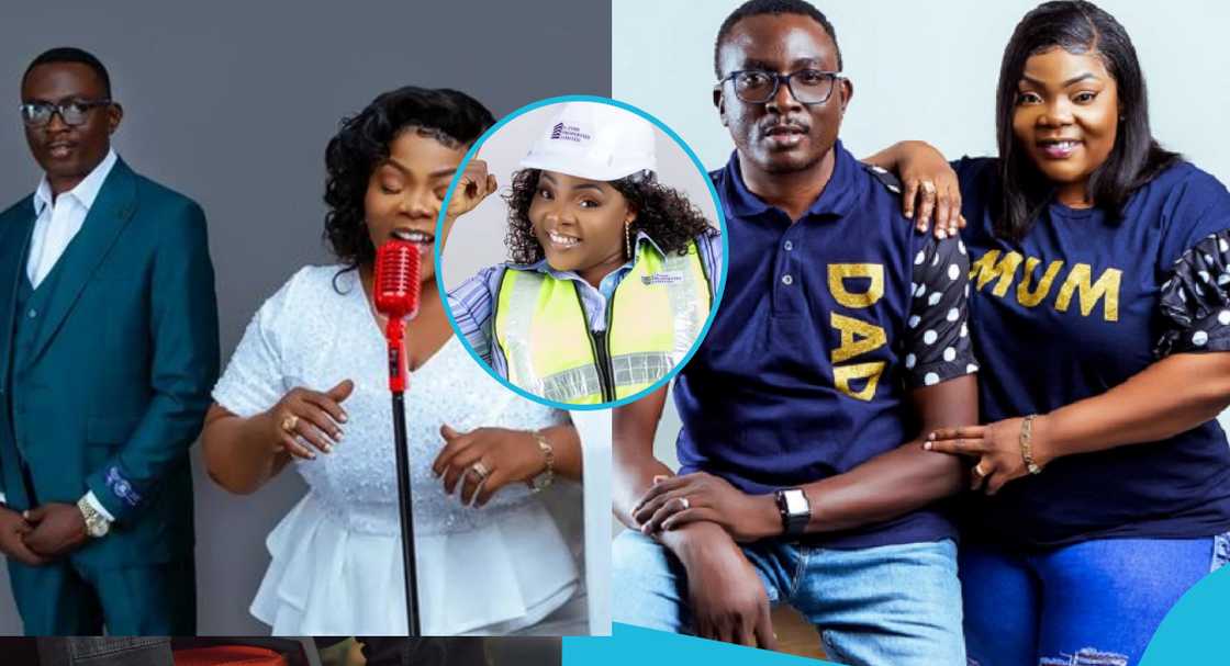 Celestine Donkor and her husband Celestine Donkor and her husband