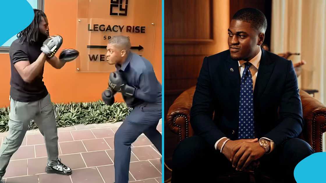 Sharaf Mahama, boxing skills, John Mahama, Legacy Rise Sports, The Showdown, Battle of the Beasts, boxing event Ghana, sports management. Sharaf Mahama, boxing skills, John Mahama, Legacy Rise Sports, The Showdown, Battle of the Beasts, boxing event Ghana, sports management.