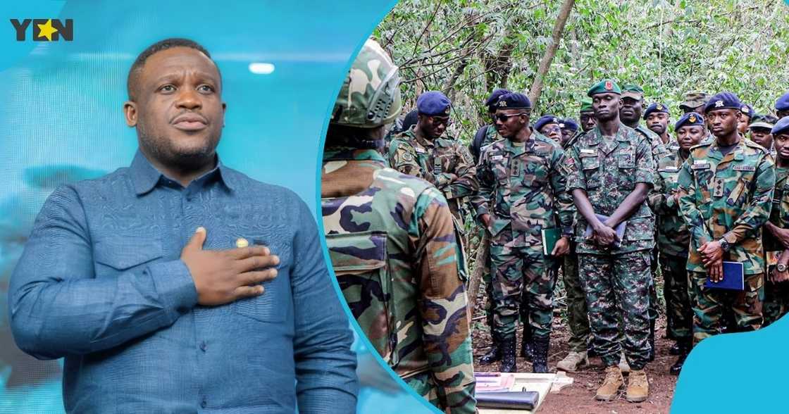 Samuel Nartey George, MP for Ningo Prampram, Ghana Army Forces, recruitment, Ghanaian soldiers. Samuel Nartey George, MP for Ningo Prampram, Ghana Army Forces, recruitment, Ghanaian soldiers.