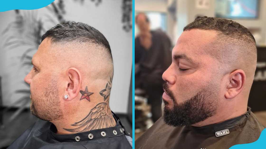 Skin fade buzz cut