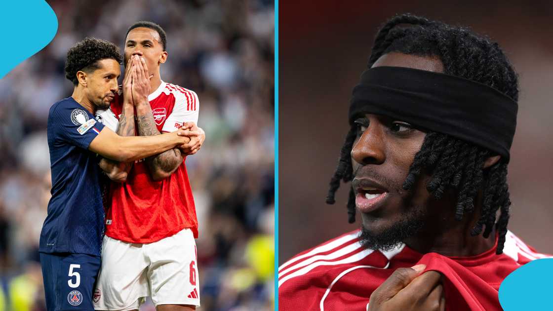 Jeremie Frimpong, Gabriel penalty miss, PSG vs Arsenal, Champions League final, PSG win Champions League, PSG beat Arsenal. Jeremie Frimpong, Gabriel penalty miss, PSG vs Arsenal, Champions League final, PSG win Champions League, PSG beat Arsenal.