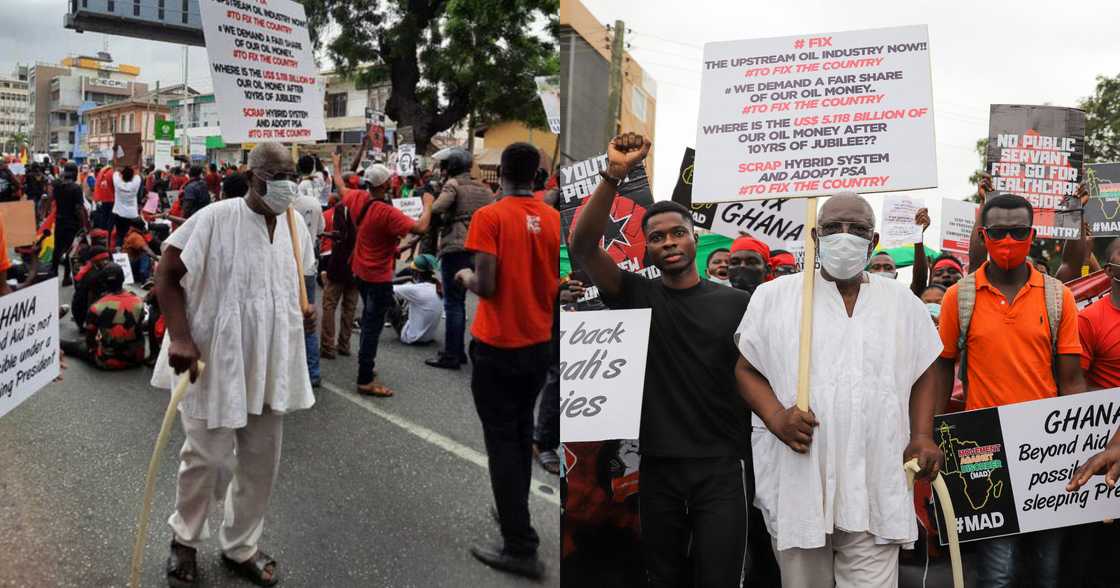 FixTheCountry: 78-Year-Old Protester Explains Why He Join Demo (Photo)