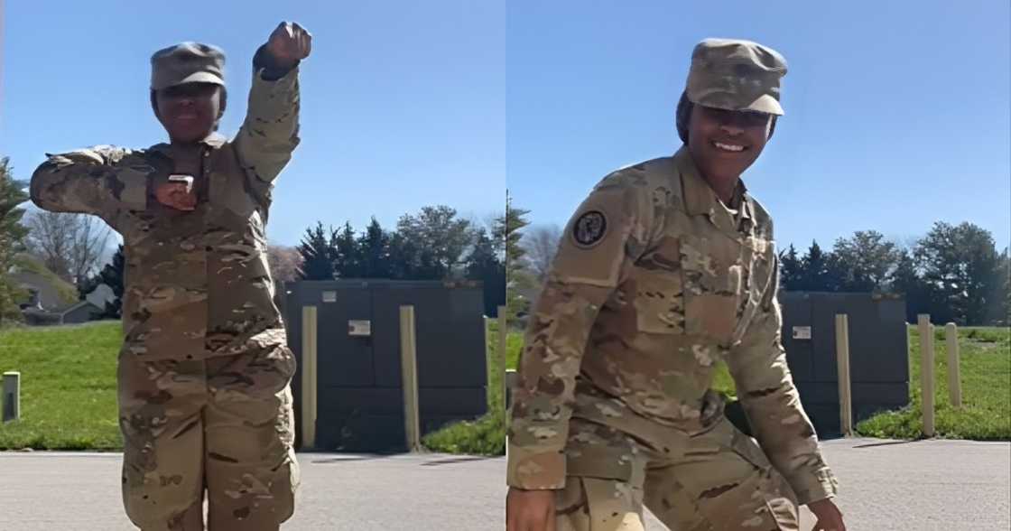 Beautiful US Soldier Dances To Tulenkey's Bad Feeling Song Beautiful US Soldier Dances To Tulenkey's Bad Feeling Song