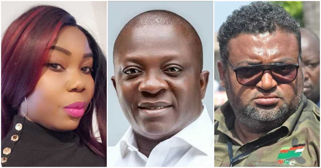 Rachel Appoh and NDC condemn Bryan Acheampong comments about NPP not handing over power to the NDC. Rachel Appoh and NDC condemn Bryan Acheampong comments about NPP not handing over power to the NDC.