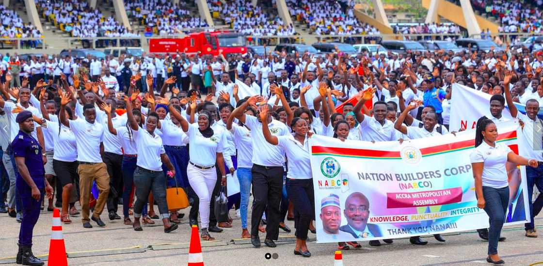 About 11,840 NABCO personnel to be permanent workers at ministries, police and military effective August 1 About 11,840 NABCO personnel to be permanent workers at ministries, police and military effective August 1