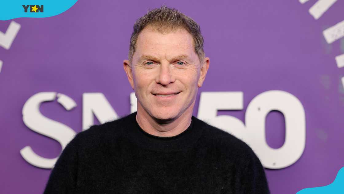 Bobby Flay attends SNL50: The Homecoming Concert at Radio City Music Hall. Bobby Flay attends SNL50: The Homecoming Concert at Radio City Music Hall.
