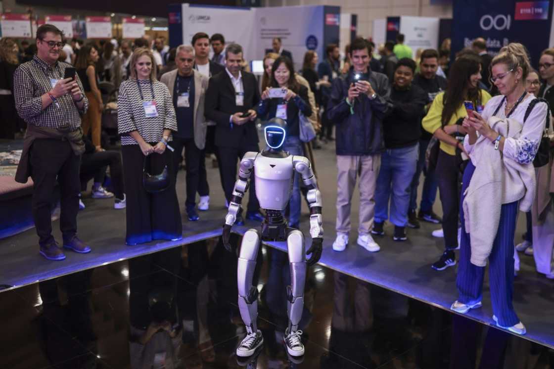 China's Unitree wowed Web Summit visitors with its agile androids China's Unitree wowed Web Summit visitors with its agile androids
