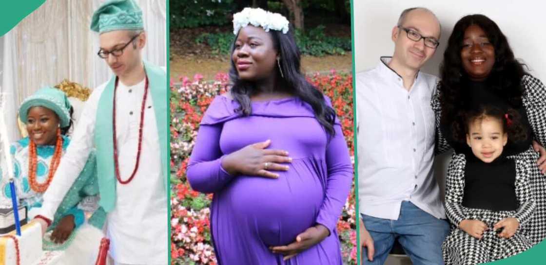 Lady marries an Oyinbo man. Lady marries an Oyinbo man.