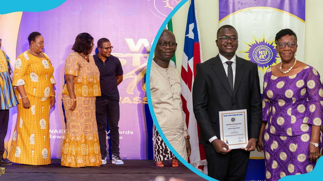 WAEC officials during an award ceremony WAEC officials during an award ceremony