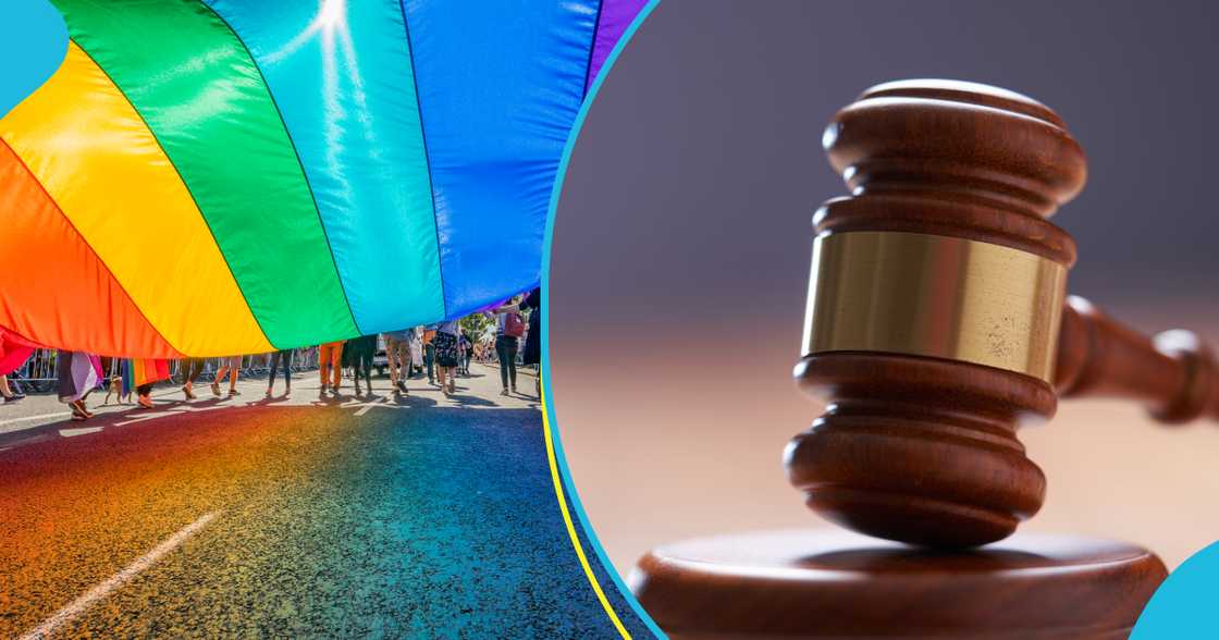 Ghanaian Stages One-Man Protest Against Passage Of Anti-LGBT Bill Ghanaian Stages One-Man Protest Against Passage Of Anti-LGBT Bill