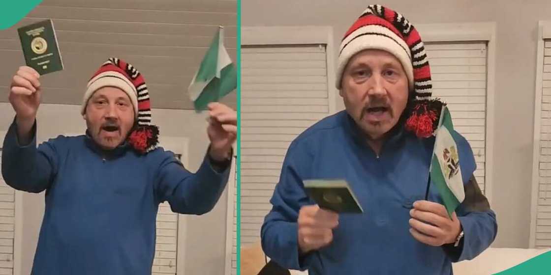 Oyinbo man becomes citizen of Nigeria. Oyinbo man becomes citizen of Nigeria.