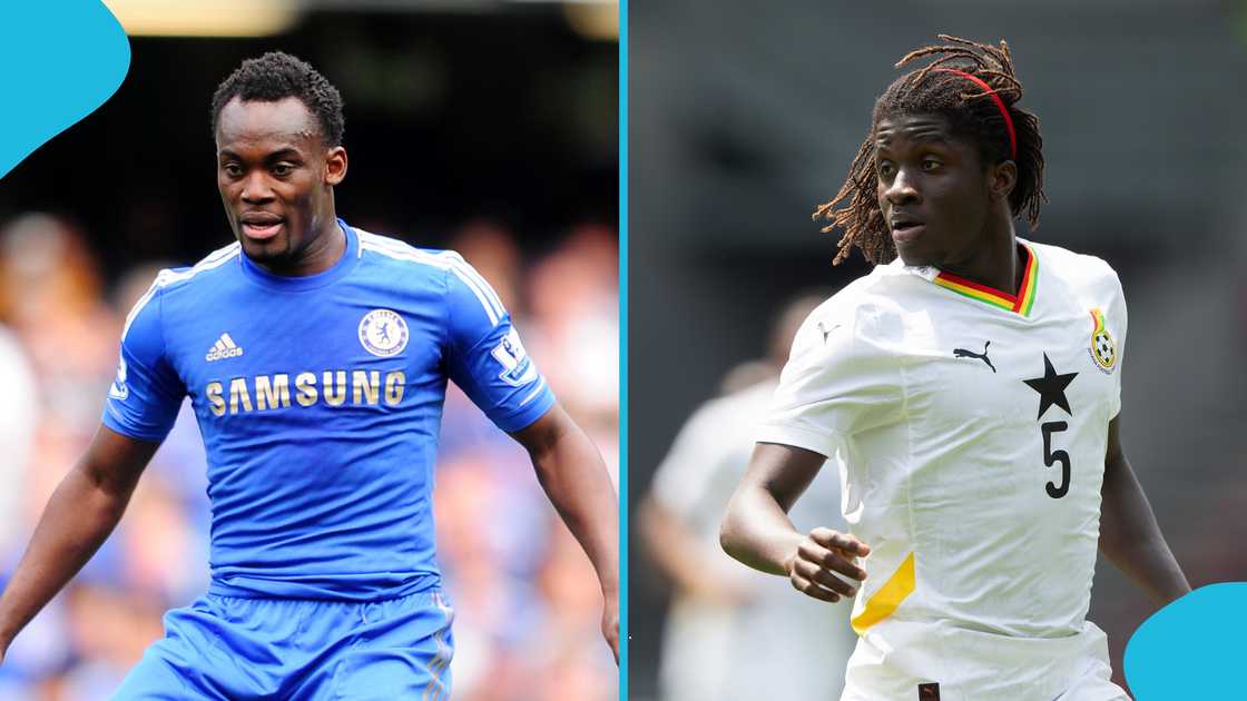 Caleb Yirenkyi, Michael Essien, Arsenal, Bournemouth, Nordsjaelland, Premier League. Caleb Yirenkyi, Michael Essien, Arsenal, Bournemouth, Nordsjaelland, Premier League.