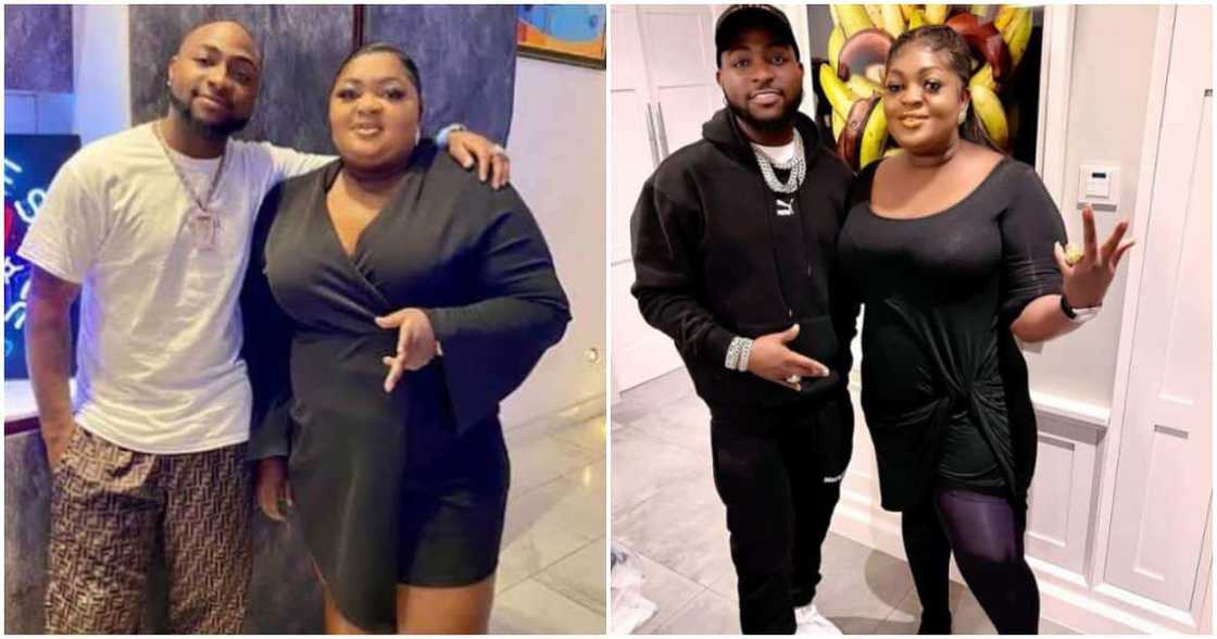 Eniola Badmus and Davido Eniola Badmus and Davido