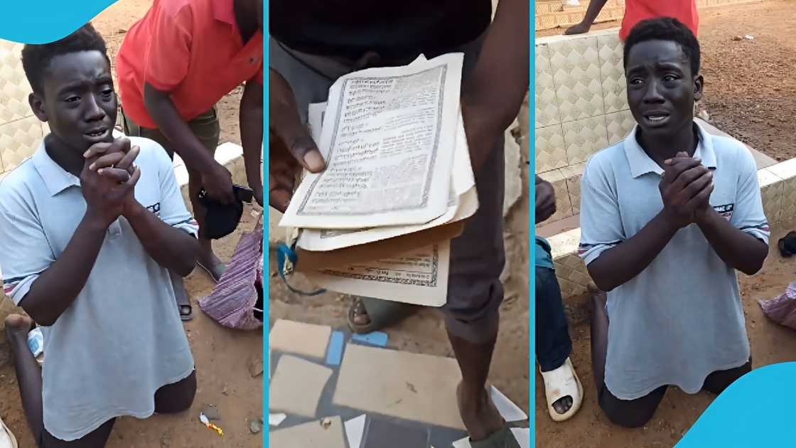Ghanaian Man, Quran, Tissue Paper, Haram, Religion, Muslim Youth Ghanaian Man, Quran, Tissue Paper, Haram, Religion, Muslim Youth