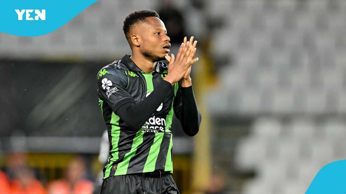 Lawrence Agyekum, Cercle Brugge, Belgium Pro Jupiler League. Lawrence Agyekum, Cercle Brugge, Belgium Pro Jupiler League.