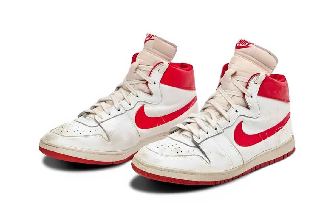 Michael Jordan's Nike Air Ship on a white background