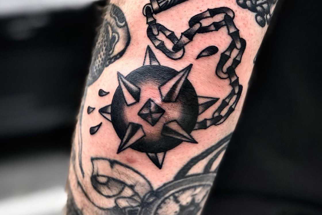 An intricate swellbow tattoo An intricate swellbow tattoo