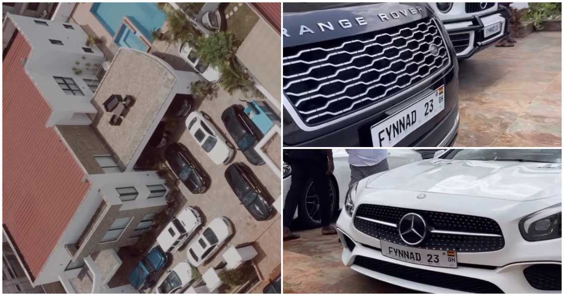 Luxury cars at Ghanaian wedding Luxury cars at Ghanaian wedding