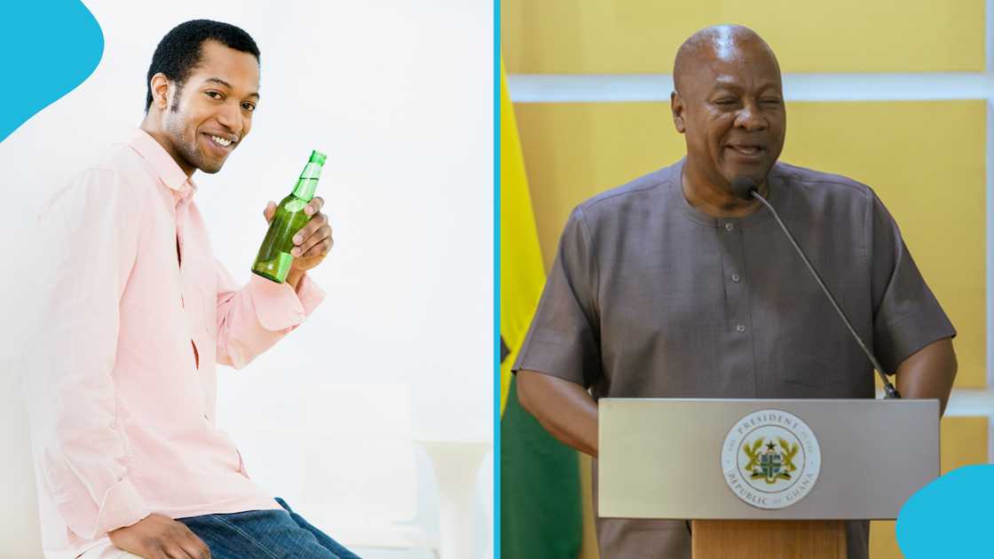 Ghana Drunkards Association, John Mahama, Reduce alcohol prices, Ultimatum, Demonstration, Three-weeks ultimatum. Ghana Drunkards Association, John Mahama, Reduce alcohol prices, Ultimatum, Demonstration, Three-weeks ultimatum.