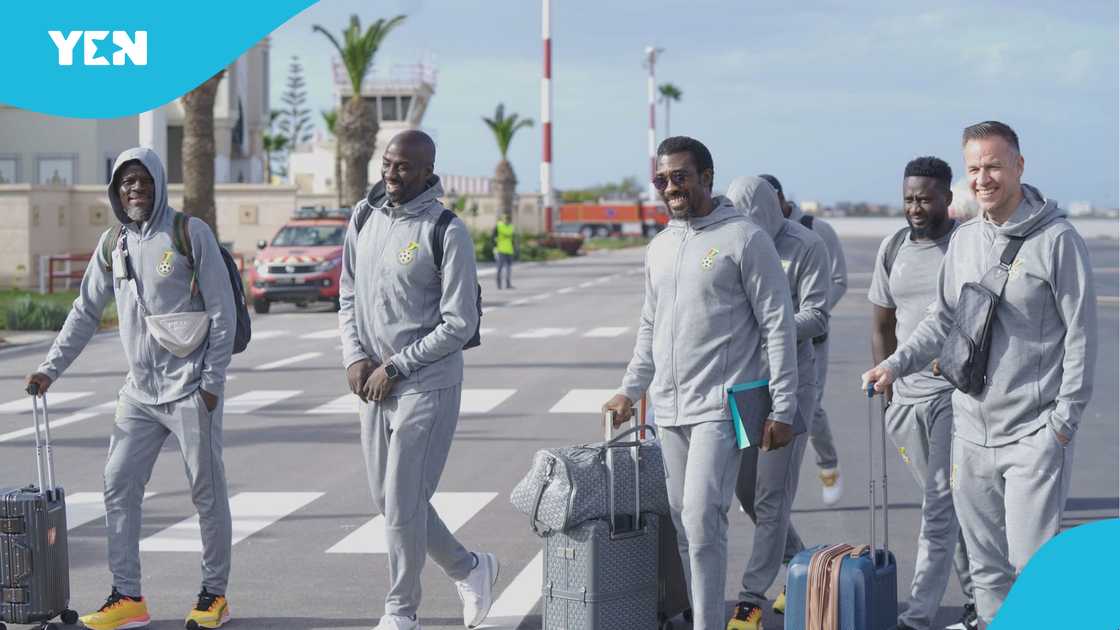 Otto Addo leads Black Stars team to Morocco. Otto Addo leads Black Stars team to Morocco.